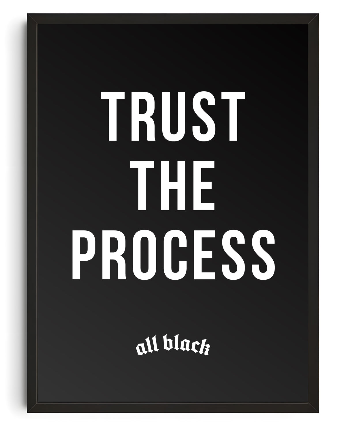TRUST THE PROCESS CANVAS
