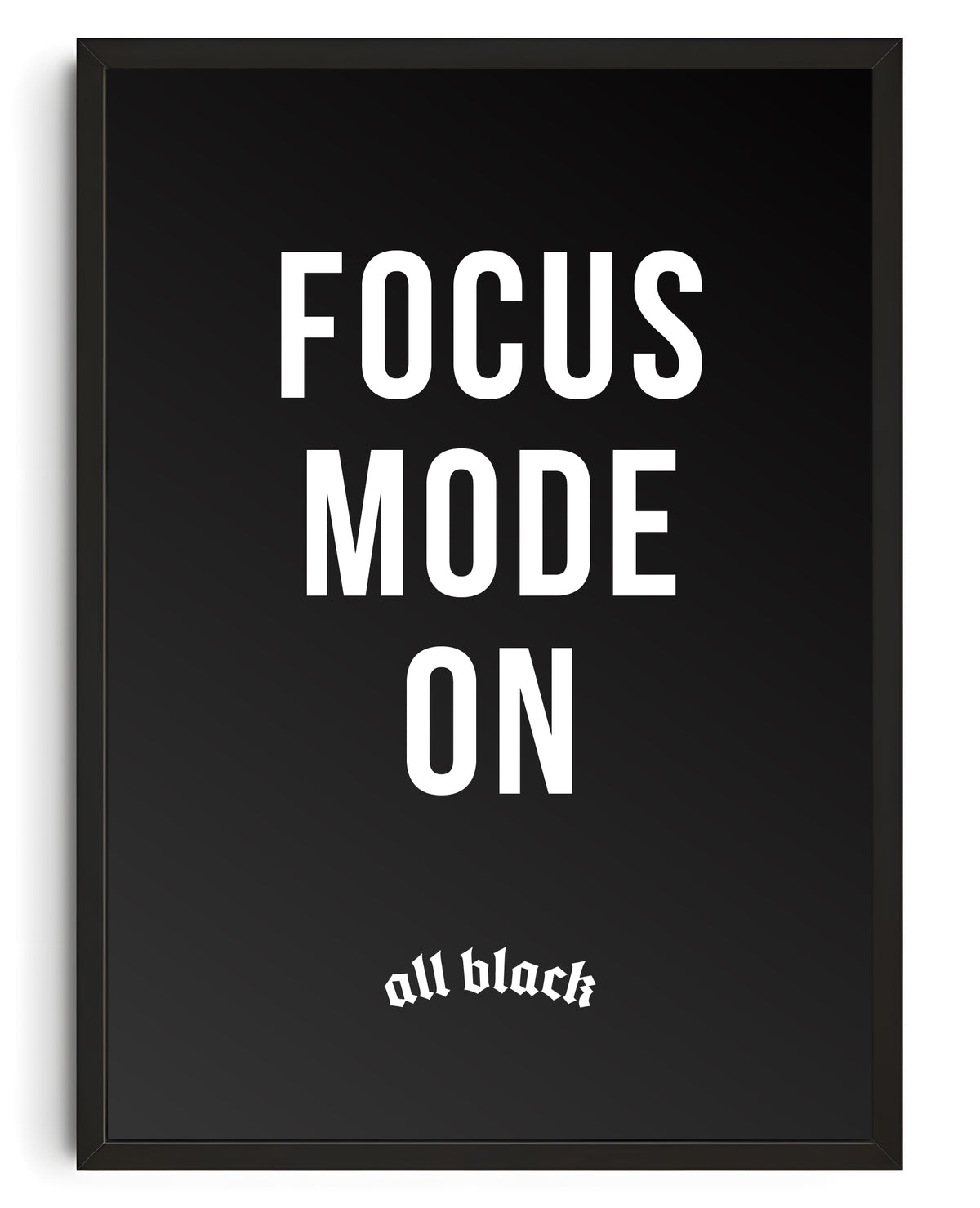FOCUS MODE ON CANVAS