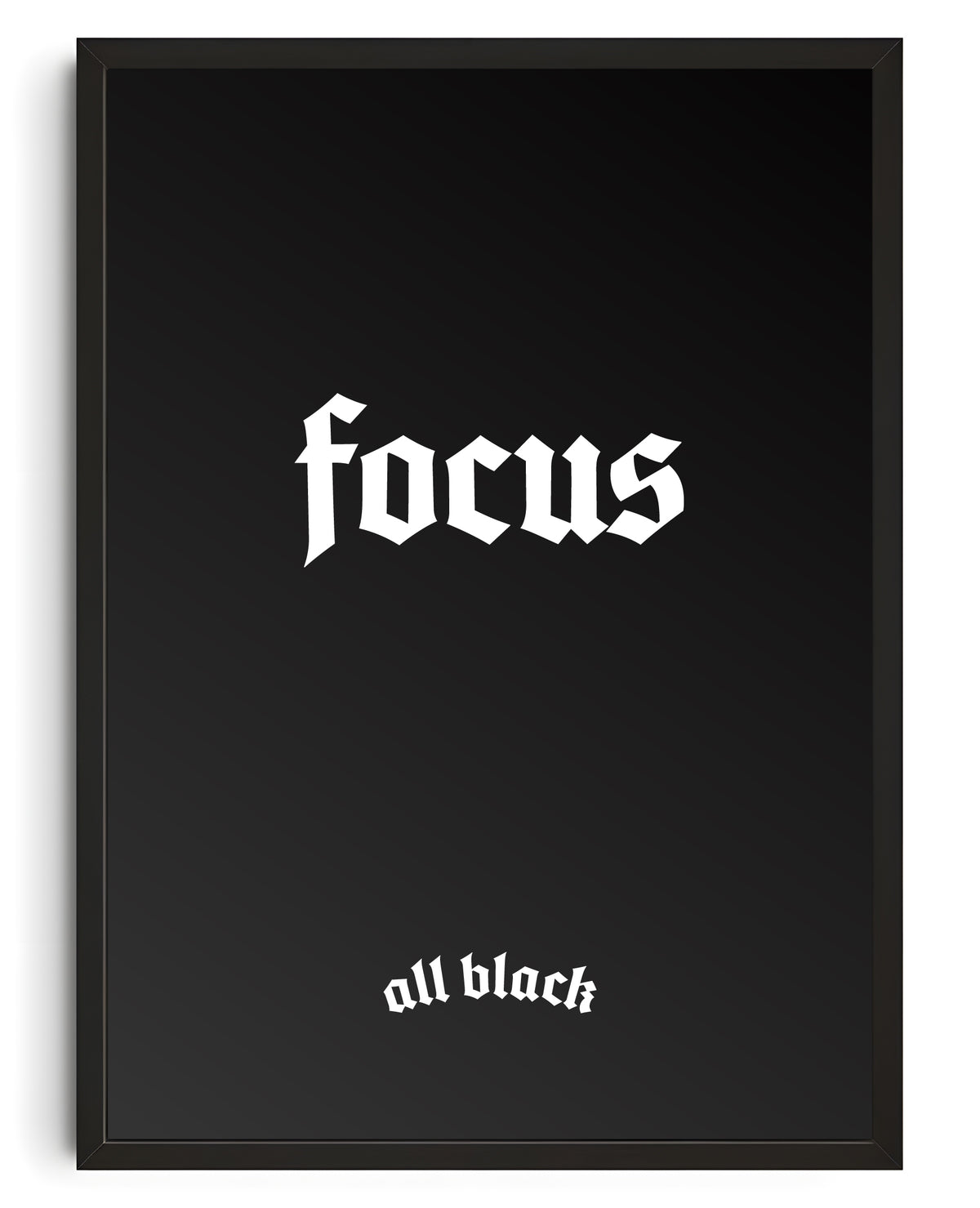 FOCUS CANVAS BY ALL BLACK