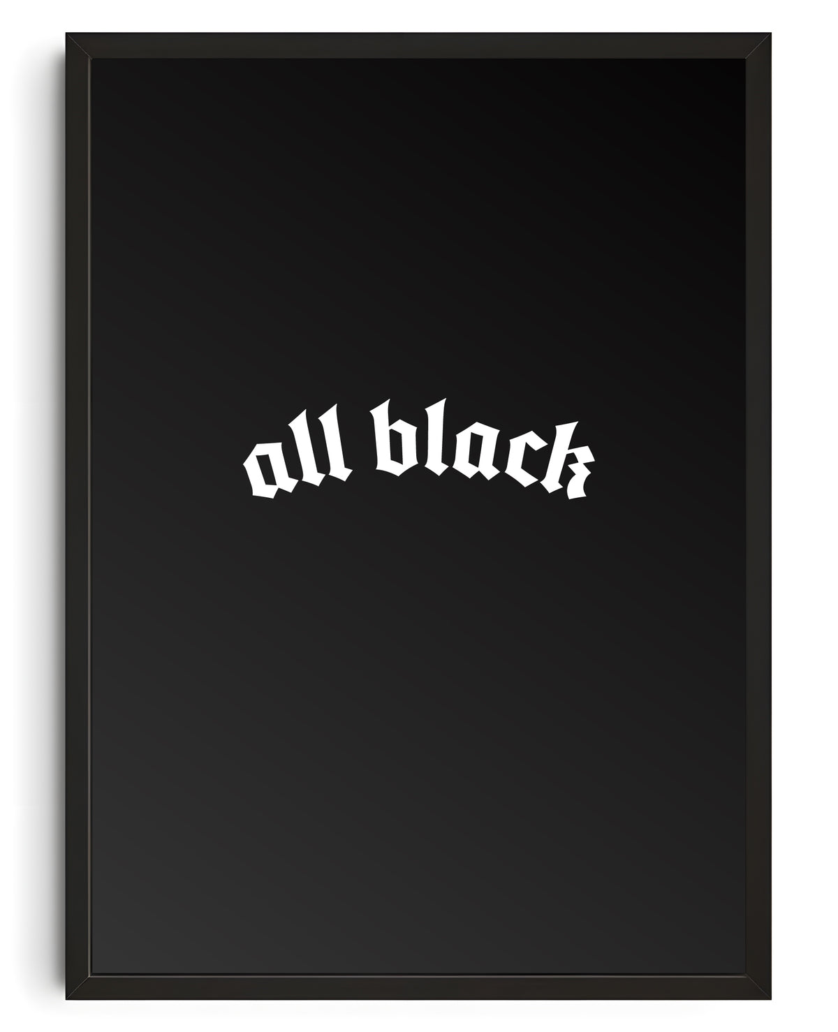 ALL BLACK BRAND CANVAS