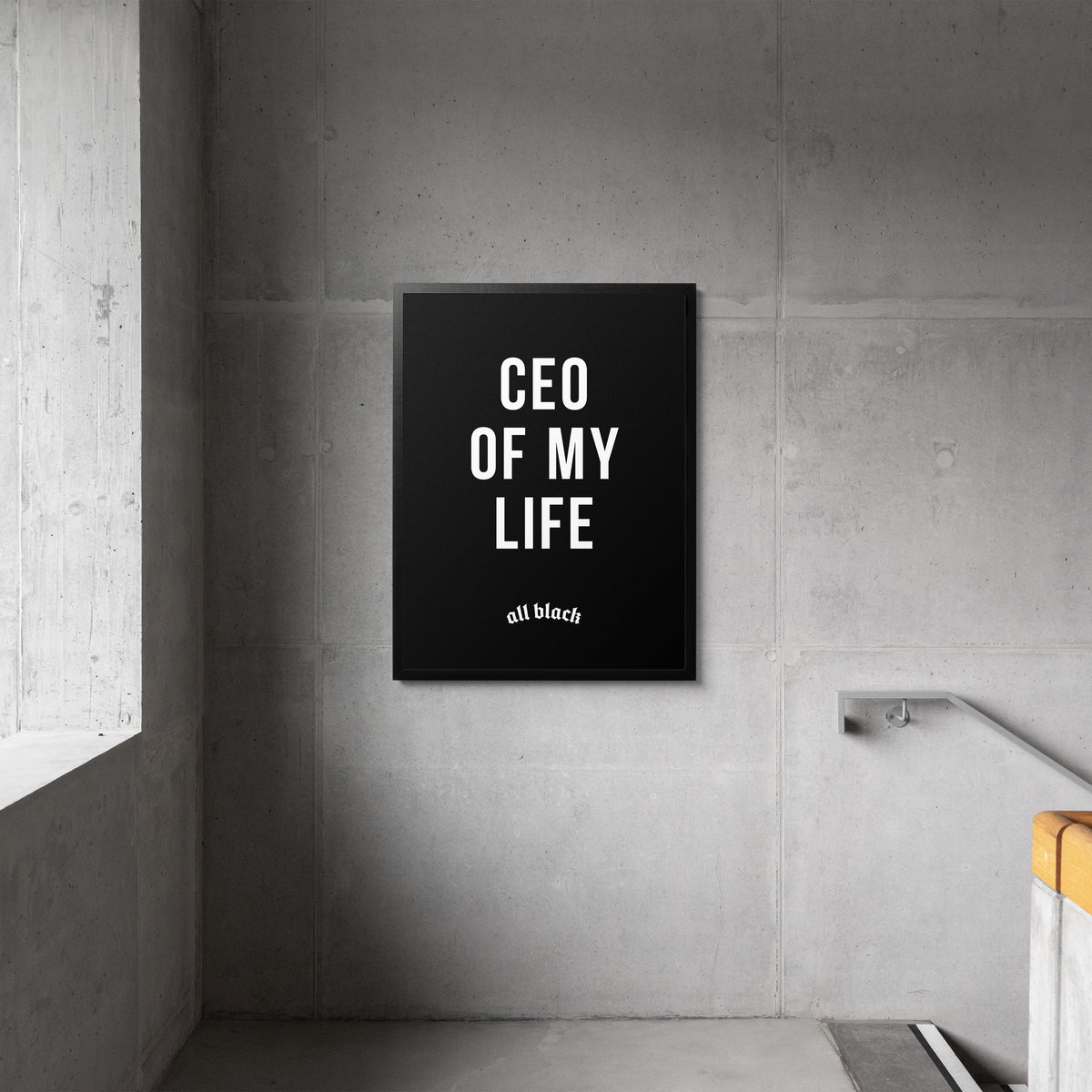 CEO OF MY LIVE CANVAS BY ALL BLACK